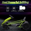 24V Kids Ride On Go Kart - 300W x2 Motor, 8MPH, Drift Function, Slow Start & Seat Belt, 180lb Capacity, Ages 8-12 - 4 of 4