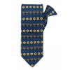 Jacob Alexander Men's Hanukkah Stripe Clip-On Necktie - Navy - 2 of 4
