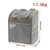 Unique Bargains Pet Backpack Transport Box for Cats and Small Dogs 13.39"x9.84"x16.54" Khaki - 2 of 4