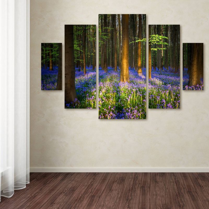 5pc Mystical Forest by Mathieu Rivrin - Trademark Fine Art, 4 of 6