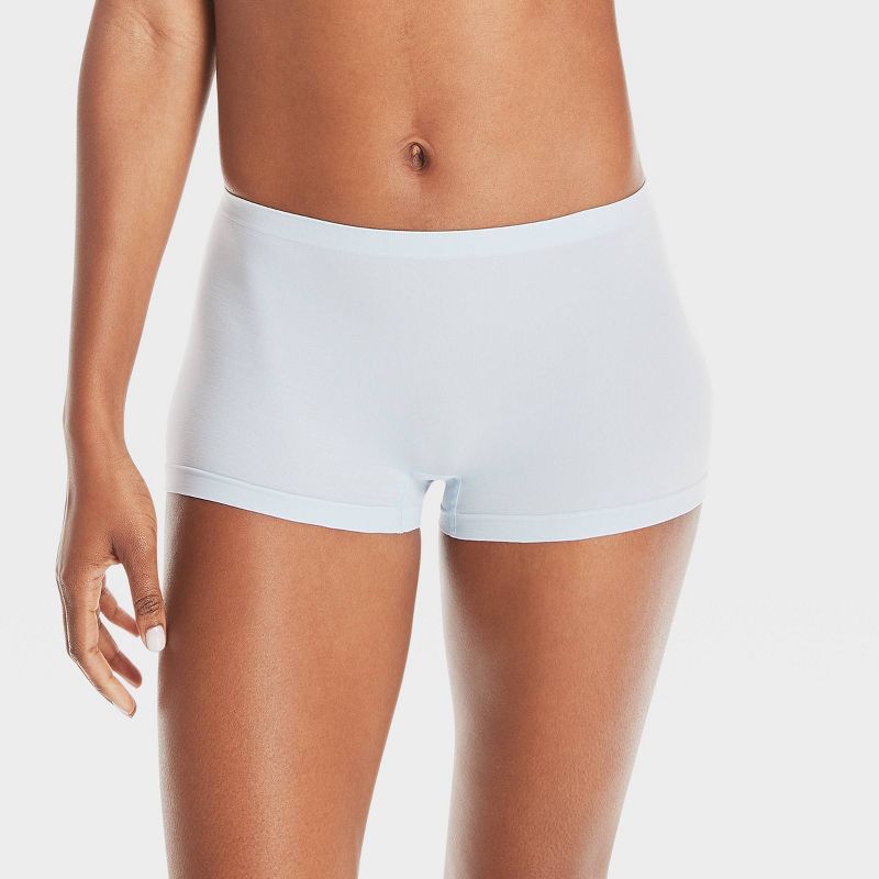 Hanes Women's 6+1 Bonus Pack Comfort Flex Fit Seamless Boy Shorts - Colors May Vary , 3 of 5