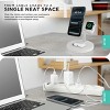 iHome 4-in-1 Magnetic Charging Stand, 15W Wireless Charger for iPhone, Apple Watch & AirPods - 3 of 4