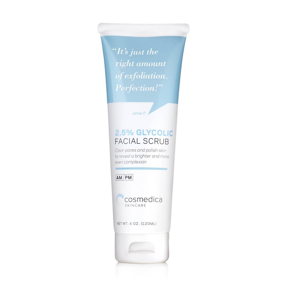 Photos - Cream / Lotion Cosmedica Skincare 2.5 Glycolic Facial Scrub - 4oz