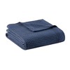 Sapphtopaz Waffle Weave Cotton Blanket, Ultra Soft Breathable Throw Blanket, 90"W x 90"L Cooling Blankets for Bed, Full/Queen Blanket - 4 of 4