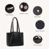 Generic Tote Bag for Women - Ultra Soft Foldable Vegan Faux Leather Shoulder Handbag - 2 of 4
