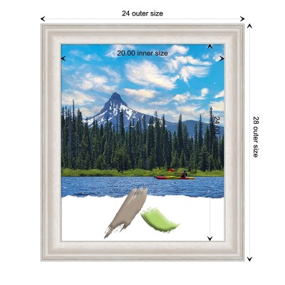 Trio White Wash Silver Polystyrene Wall Picture Frame