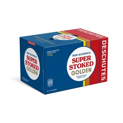 Deschutes Super Stoked Non-Alcoholic Golden Ale Beer - 6pk/12 fl oz Cans