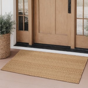 BAGOKIE Non-Slip Boho Indoor Mat Machine Washable Area Rug - 1 of 4