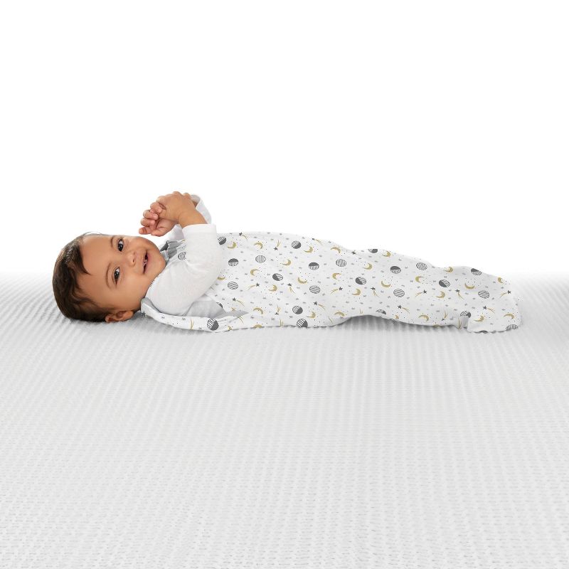 SwaddleMe Arms Free Convertible Pod Swaddle Wrap - Lucky Star 4-6M 2pk, 3 of 13