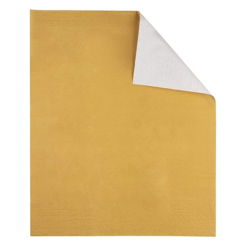 Blue Panda 120-Pack Gold Dinner Napkins for Party - Disposable Paper Napkins for Wedding, Birthday, Graduation, 7.5x4.25 In, 5 of 8