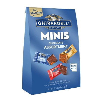 Ghirardelli Minis Assorted Chocolate Squares XL Bag - 12.3oz