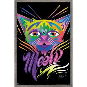 Trends International Meow Framed Wall Poster Prints - 1 of 4