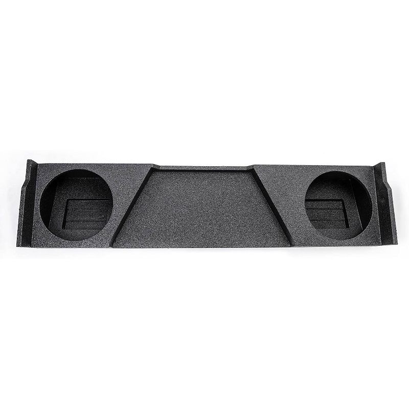 QPower QBGMC12 2007 HT QBomb Under Seat 12 Inch Subwoofer Enclosure Speaker Box with 5.5 Inch Mount for 2007 to 2013 GMC & Chevy Extended Cab Trucks, 1 of 6