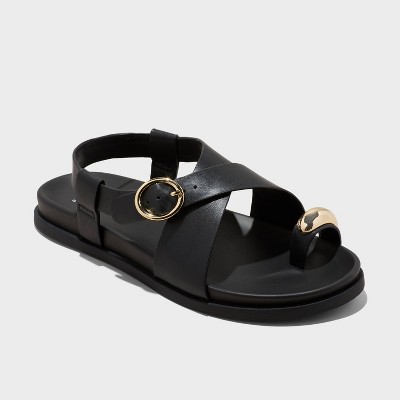 Women's Penelope Toe Ring Footbed Sandals - A New Day™