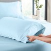 Set of 2 Pillowcases - 400 Thread Count, 100% Cotton Sateen, Soft, Cooling and Breathable by California Design Den - 2 of 4