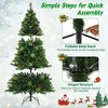 Resenkos 6-Foot Pre-Lit Artificial Christmas Tree with 300 LED Lights - Green - 2 of 4