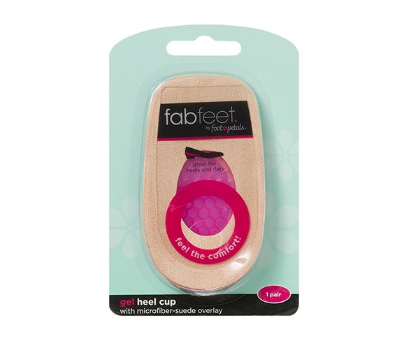 Women's Fab Feet by Foot Petals Gel Heel Cup Insoles Shoe Cushion - 1 pair