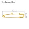 Unique Bargains Metal Decorative Women's Clothing 1 Hole Brooch Pins 20 Pcs - 2 of 4