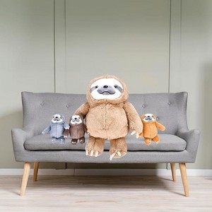 Snug A Babies Giant Sloth Stuffed Animal - Set of 4, Brown - 1 of 1