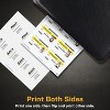 Avery Durable Wide ID Badges for Lanyards, Laser Printable on Both Sides, Blank White, 80 Total, 3.375" x 2.125" (61611) - 4 of 4