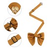 INSPIRE CHIC Men's Ribbon Leaf Pendant Pre-tied Fashion Bow Ties Necktie 1 Pc - 3 of 4