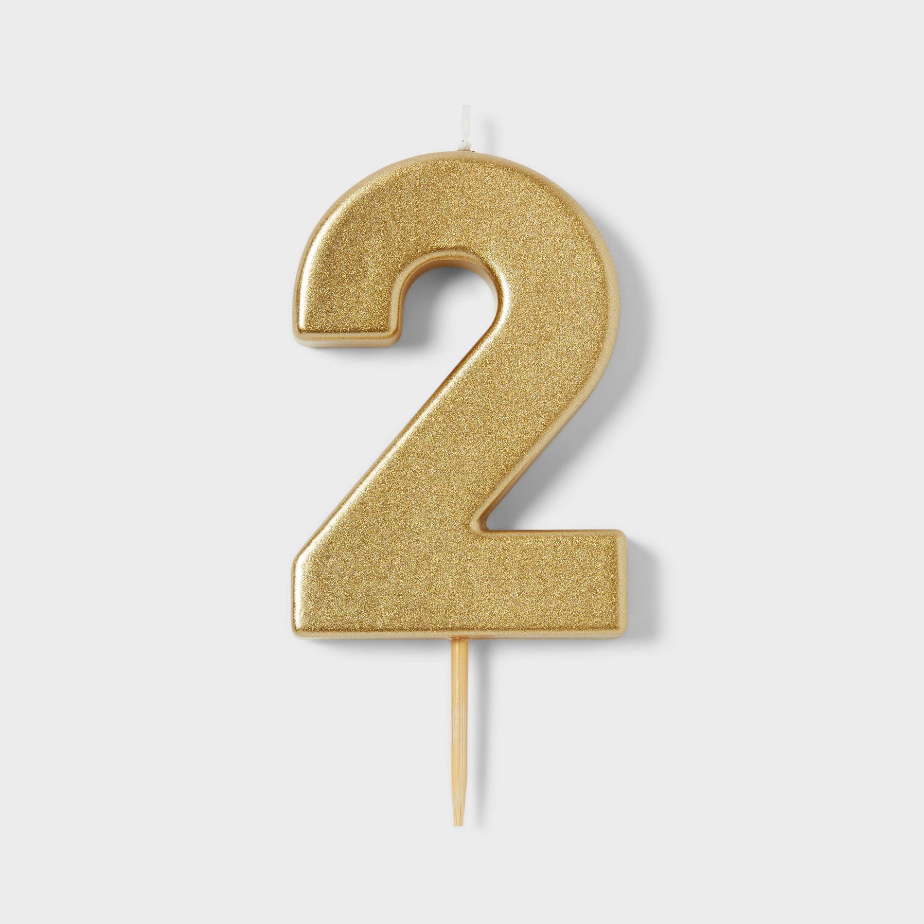 Number Gold Birthday Candle - Spritz™
