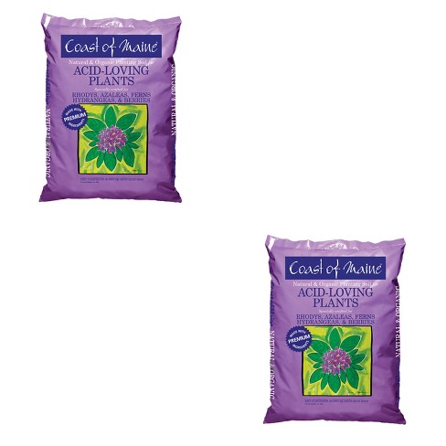 Coast Of Maine Organic Natural Garden Compost Potting Planting Soil Blend For Acid Loving Plants Bushes And Flowers 20 Quart Bag 2 Pack Target