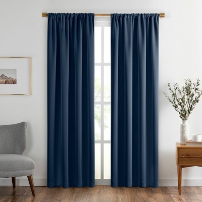 Vanderbilt Extra Wide Blackout Single Window Curtain Panel - 52