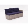 GODEER 5pc Wicker Outdoor Conversation Set - 3 of 4
