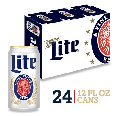 Miller Lite Beer- 24pk/12 fl oz Cans
