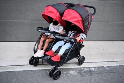 kolcraft stroller double