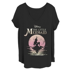 Women's Beauty and the Beast Ariel Sunset T-Shirt - 1 of 4