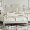 KIGFTSOD Vintage Country Style Wood Four Poster Platform Bed - 3 of 4