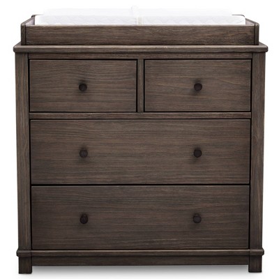 rustic grey dresser with changing table Simmons - Brandclub - Simmons Kids' Slumbertime Monterey 4 Drawer  Dresser with Changing Top