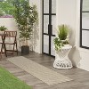 Nourison Courtyard Modern Easy Care Indoor/Outdoor Rug - 2 of 4