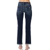 Women's Heavy Destroyed Straight Leg Jeans - Judy Blue - 2 of 4