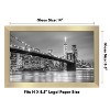 Americanflat 8.5x14 Picture Frame in Gold - Composite Wood with Shatter Resistant Glass - 2 of 4