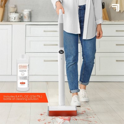 Sharper Image Combo Clean Sweep 02, Cordless Power Broom & Mop White (missing charge)