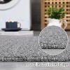 10'× 13' Washable Large Area Rug, Non-Slip, Low Pile, Modern Solid Grey, Stain Resistant Carpet for Living Room, Bedroom, Home Office - 3 of 4