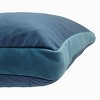 17"x17" Chelsea Contrast Square Throw Pillow Blue - Edie@Home - 4 of 4
