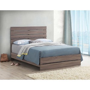 Queen Size Platform Bed with Headboard for Bedroom - 1 of 4