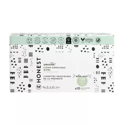 The Honest Company Plant-Based Baby Wipes made with over 99% Water - Pattern Play - 720ct