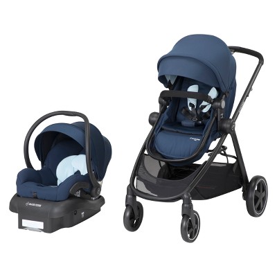 blue travel system prams