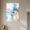 Art Remedy House of Lines I Blue Abstract Wall Art Framed - 2 of 4