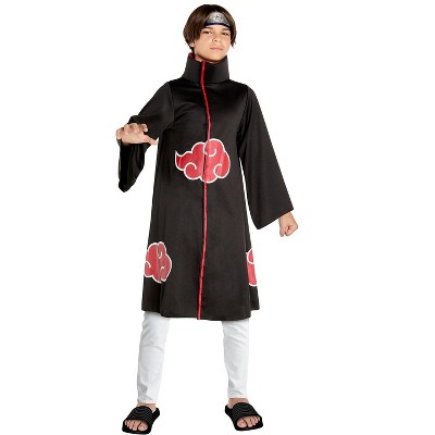 Men Women Costume Akatsuki Cloak Cosplay Sasuke Uchiha Cape