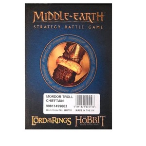 Mordor Troll Chieftain Lord Of The Rings Middle Earth - 1 of 1
