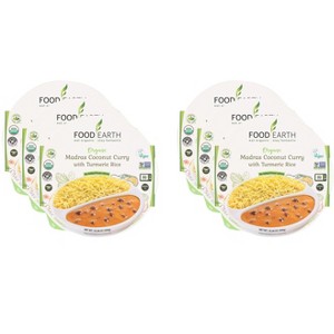 Food Earth Curry Madras Coconut Turmeric Rice - Count of 6 - 10.58oz - 1 of 2