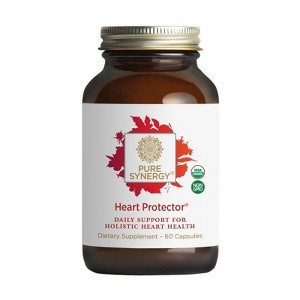 Pure Synergy Heart Protector® – Cardiovascular Support with Hawthorn & Resveratrol – 60 Capsules - 1 of 4