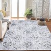 Machine Washable Area Rugs Lightweight Throw Soft Carpet Boho Botanical Floral Ultra-Thin Indoor Rug - 2 of 4