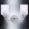 Urban Ambiance Luxury New Traditional Bath Light,  11''H x 15''W,  Polished Chrome Finish, ULB2090 - 3 of 4